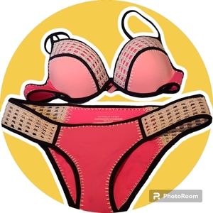 Victoria Secret Crochet Trimmed bikini